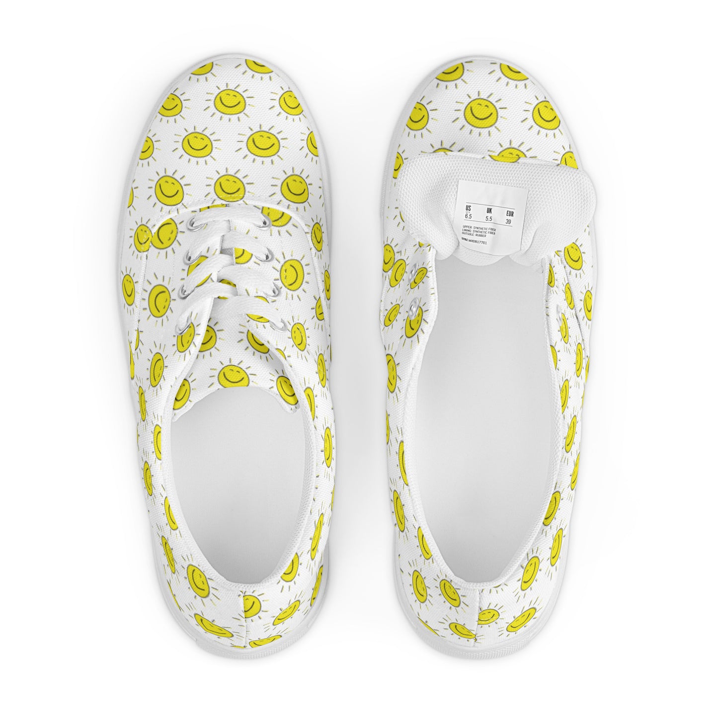 Women’s lace-up canvas shoes